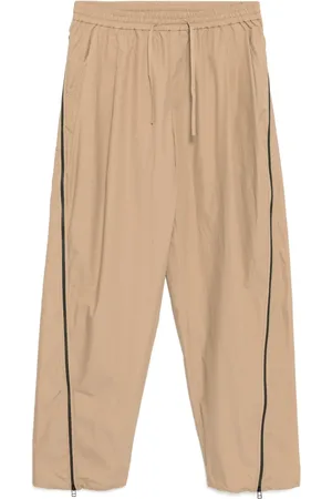 CROQUIS Zip-detail trousers