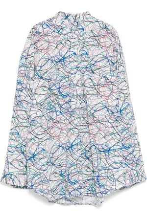 JNBY Line-printed Oversize shirt