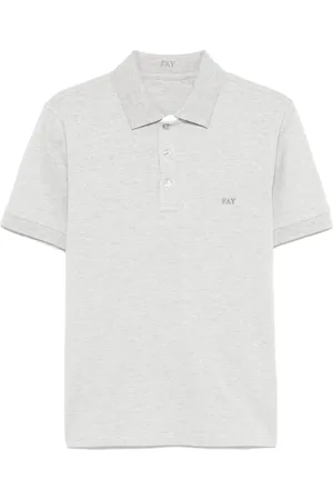 FAY Logo-embroidered polo shirt