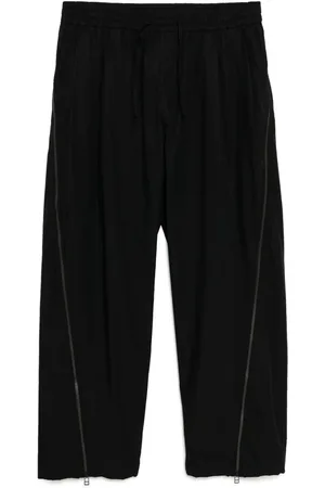 CROQUIS Zip-detail trousers