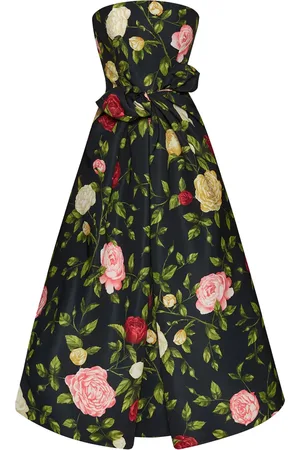 Oscar de la Renta English Rose Faille gown
