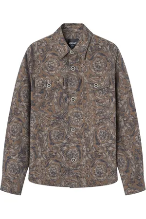 VERSACE Barocco-jacquard overshirt