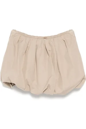 JNBY Pleated cropped waist skirt