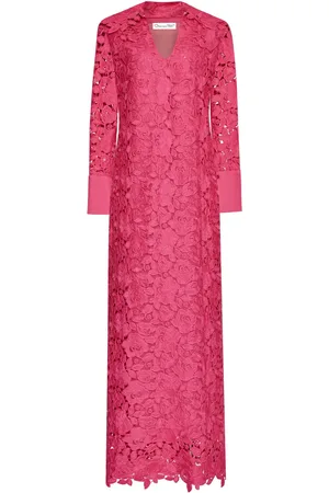 Oscar de la Renta Guipure-lace gown