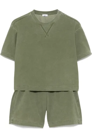 Il gufo Bleach-effect shorts set