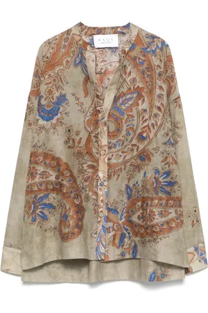 Kaos Paisley-print shirt