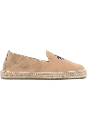 MANEBI Logo-embroidered espadrilles