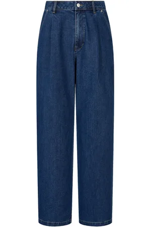 Studio Tomboy Pleat-detail wide-leg jeans