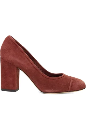 Loro Piana Block-heel suede pumps