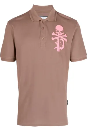 Philipp Plein Skull & Bones piqué polo shirt