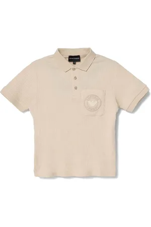 Emporio Armani Fine-ribbed polo shirt