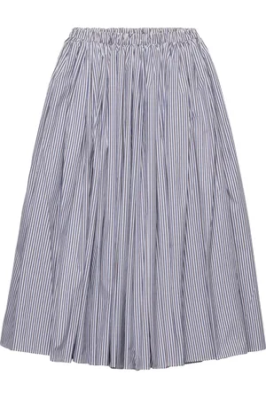 Prada Striped poplin skirt