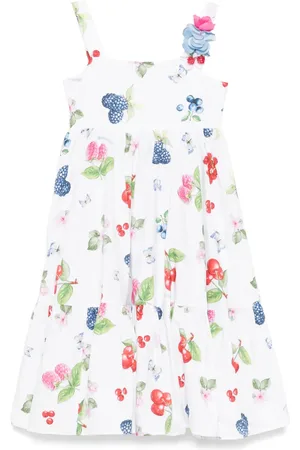 MONNALISA Fruit-print dress