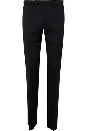 Incotex Logo-patch trousers