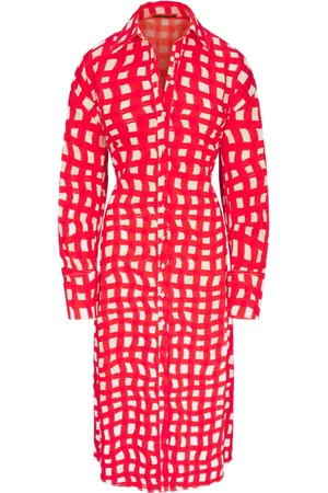 SIMON MILLER Gingham midi dress