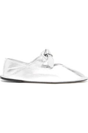 Hereu Llasada metallic ballerina shoes