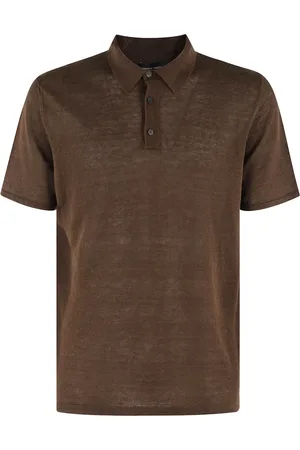 Roberto Collina Linen-cotton polo shirt
