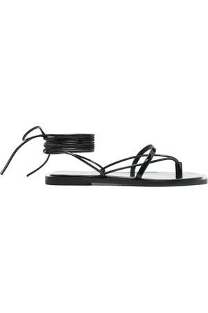 Serafini Patent flat sandals