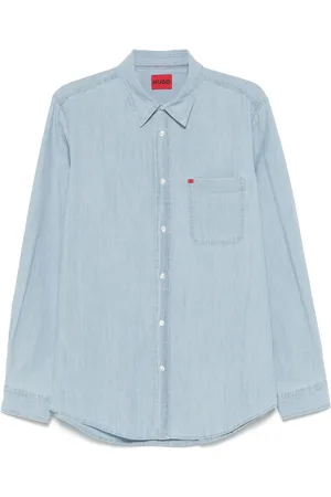 HUGO BOSS Chambray cotton shirt