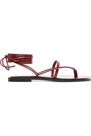 Serafini Patent flat sandals