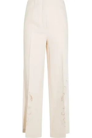 Twin-Set Linen-blend trousers