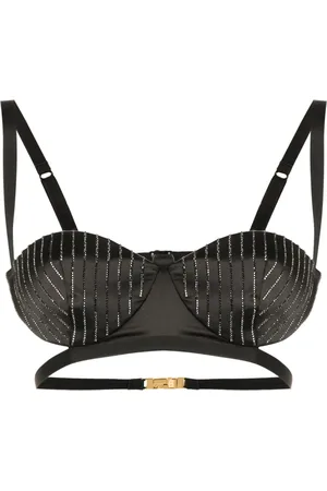 GCDS Rhinestone-embellished bra top