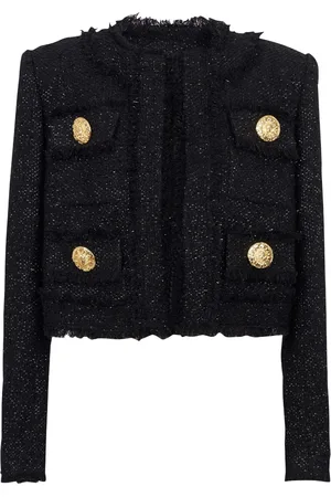 Balmain Cropped tweed jacket