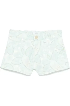 MISS GRANT Paisley-print shorts