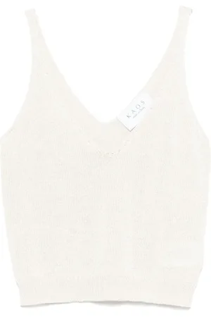 Kaos Metallic-threading tank top