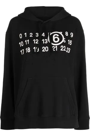 Maison Margiela Logo-print detail hoodie