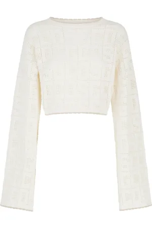 GCDS Monogram macramé top