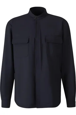 Boglioli Collarless shirt