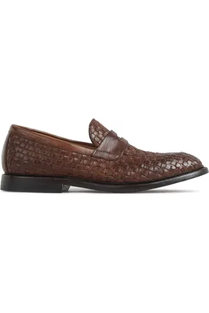Green george Interwoven loafers