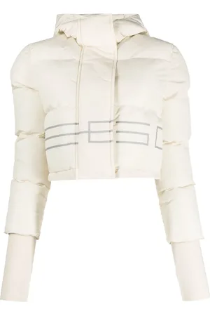 GCDS Logo-print padded bomber jacket