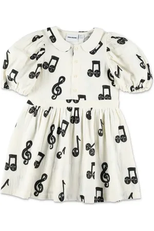 Mini Rodini Music note-print dress