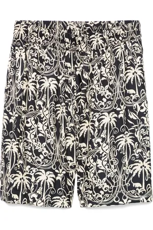 LANEUS Graphic-print bermuda shorts
