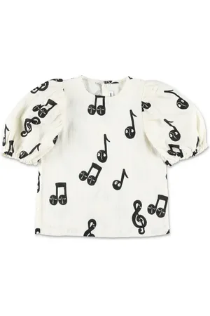 Mini Rodini Music note-print top