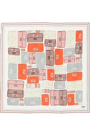 Fendi Abstract-pattern scarf