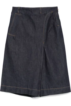 Victoria Beckham Denim midi skirt