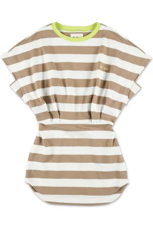DOUUOD KIDS Striped T-shirt dress