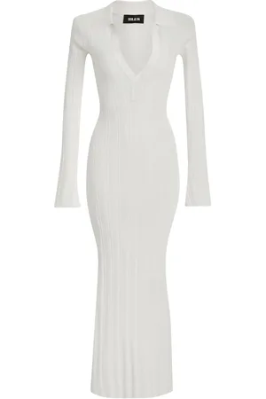 SER.O.YA Azula rib-knit maxi dress