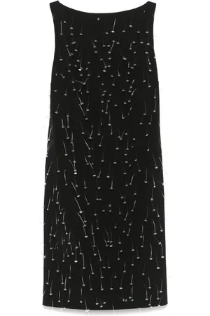 Moschino Tagging-barbs mini dress