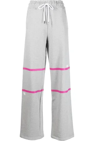 GCDS Logo-print drawstring-waistband track pants
