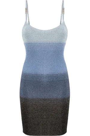 GCDS Striped degradé minidress
