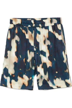 LANEUS Graphic-print bermuda shorts