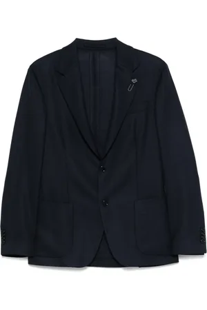 LARDINI Brooch-detail blazer