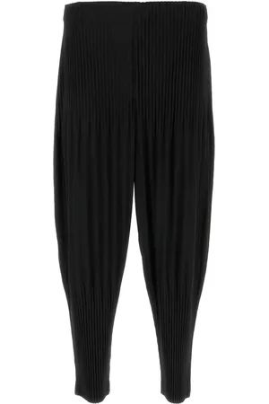 Issey Miyake Plissé-effect trousers