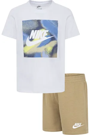 Nike Logo-embroidered shorts set