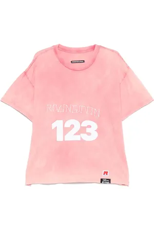 RRR-123 Logo-embroidered T-shirt