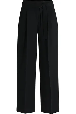HUGO BOSS Creased tailored trousers